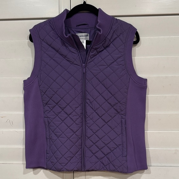 Pendleton Jackets & Blazers - Pendleton Purple Quilted Women's Vest